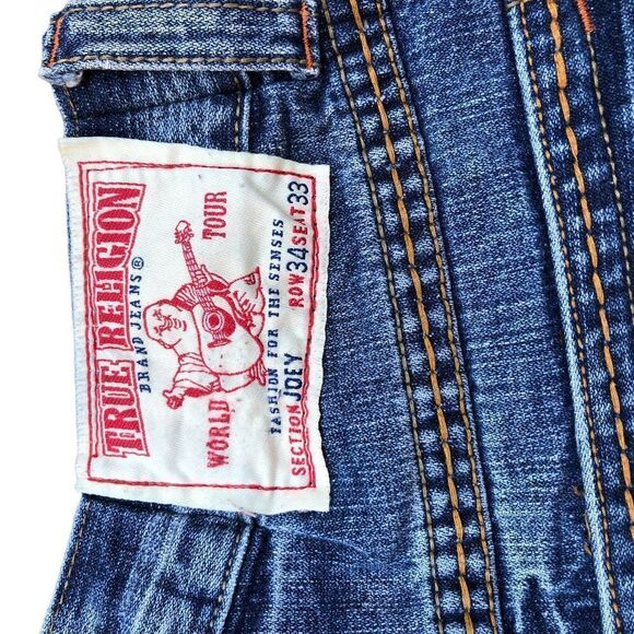 True Religion Jeans Size 30 JOEY Blue - Picture 10 of 10